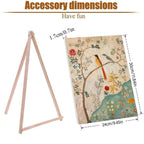 Persian Birds Flowers Paint by Numbers Kit for Adults Beginner, with Framed