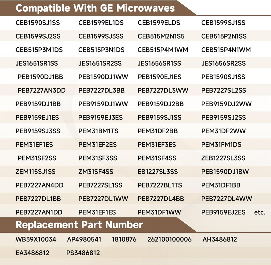 Microwave Waveguide Cover Mica Sheet 4.6”x 3.8” Compatible with GE PEB7227AN3DD JES1097SMSS Replace#: WB39X10034