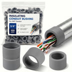 Pangda 100 Pcs 3/4 Inch EMT Insulating Conduit Bushing NEC Compliant