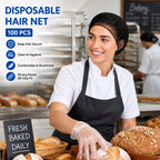 Disposable Hair Nets Food Service Nylon Caps Breathable Honeycomb
