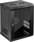 12U Wall Mount Server Rack Cabinet for 19'' IT Equipment, AV Device