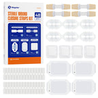 Sterile Wound Closure Strips Kit, Close Secure Protect, First Aid, 48 Piece