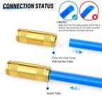 TAILONZ 1Pcs 5/8"OD DOT Straight Push to Connect Fittings