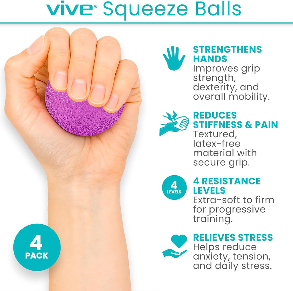 Stress Balls for Hand Therapy, Exercise, Arthritis (w/Rehab Video)