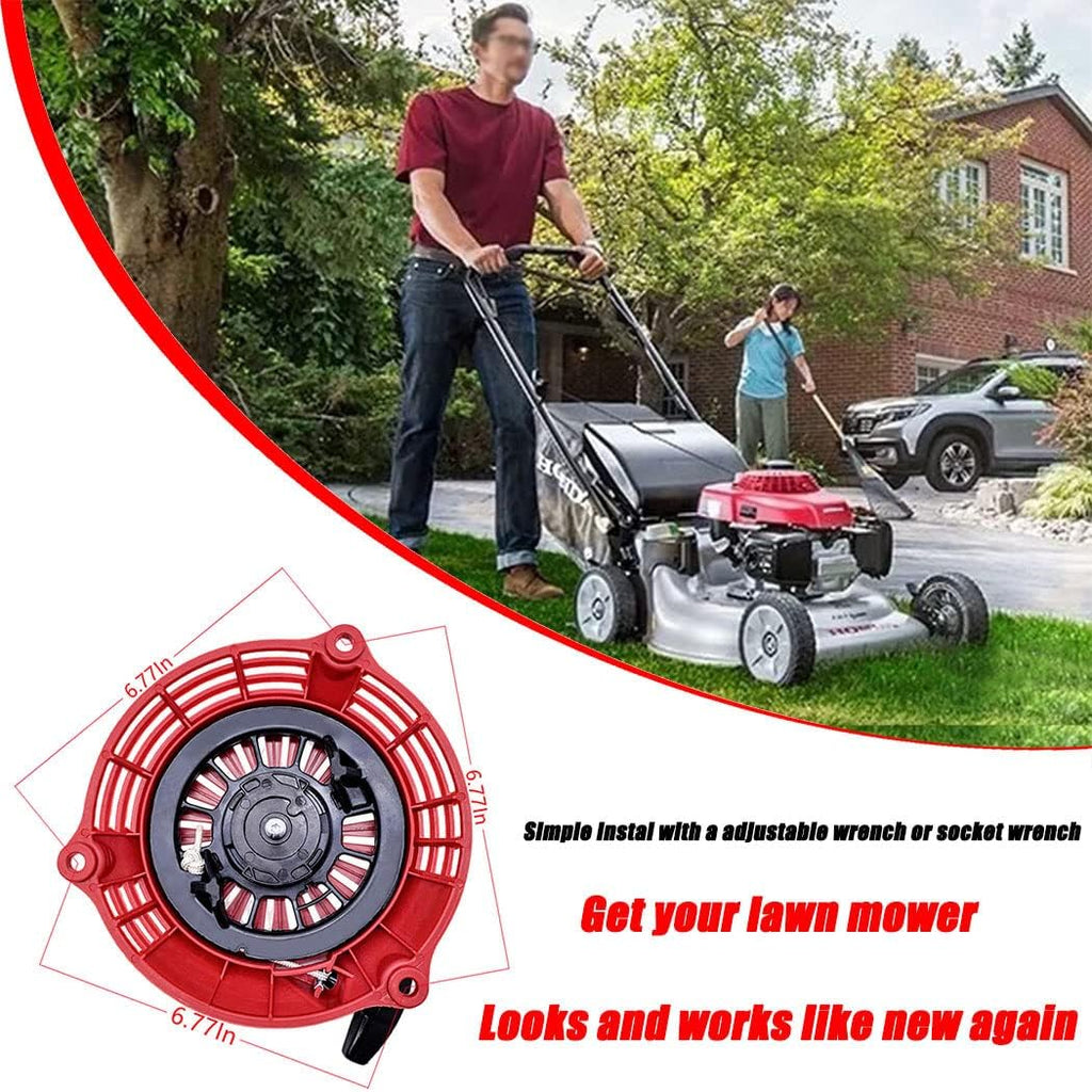 GCV160 Pull Start Recoil Starter Compatible with Honda GCV135 GCV160 EN2000 HRU19 GC135 GC160 Engine Lawn Mower Pressure Washer Parts