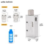 3/8" Vacuum Generator CV-25HS, Pneumatic Ejector with Silencer
