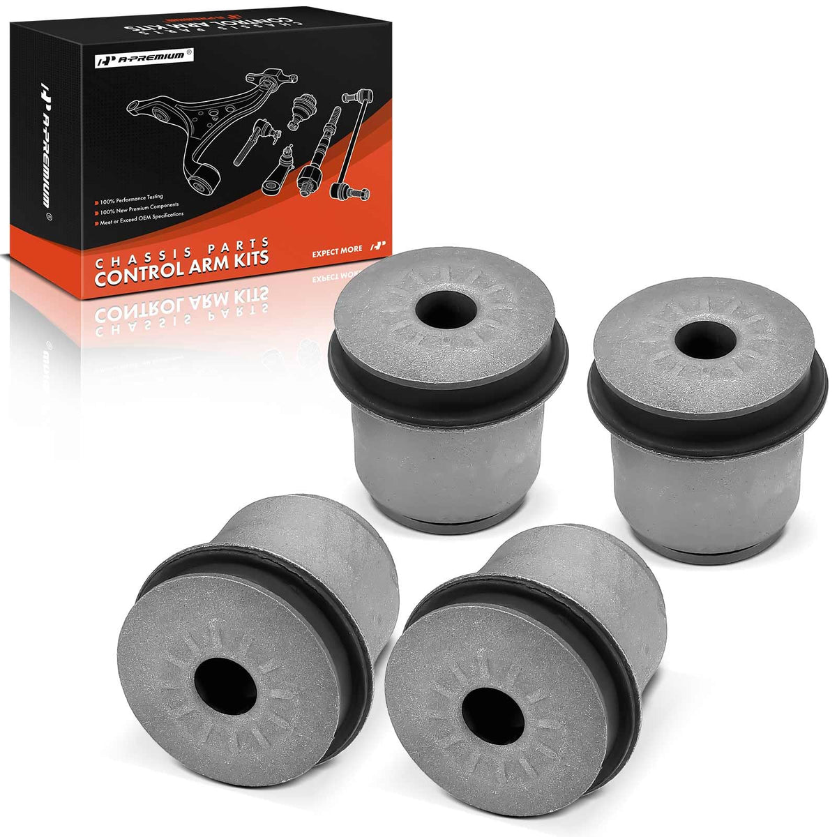 A-Premium 4 x Front Lower or Rear Lower Control Arm Bushing Kit