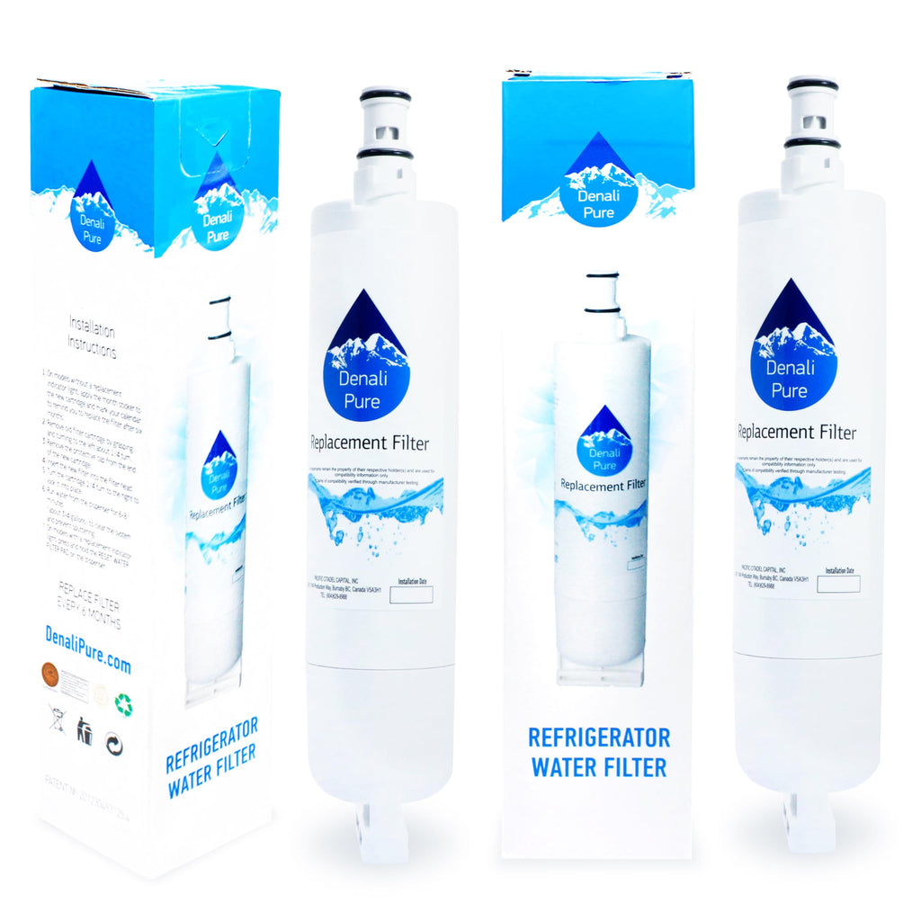2-Pack Replacement for Whirlpool ED5VHGXMB15 Refrigerator Water Filter