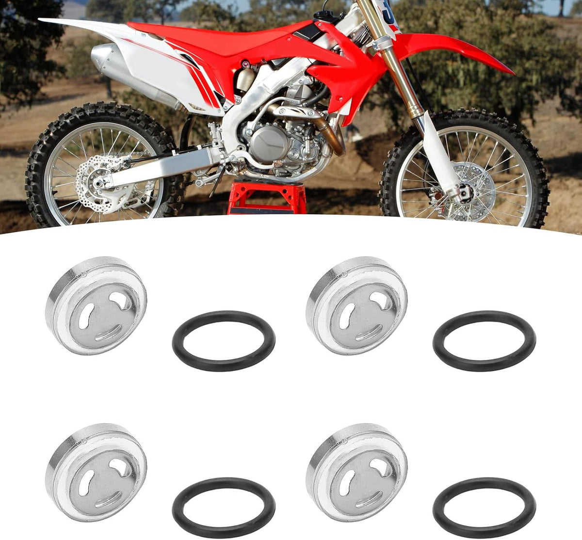 Brake Sight Glass, 4pcs 18mm Master Cylinder Sight Glass Lens