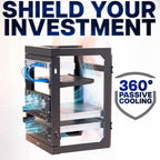 VIVO Black 12U Wall Mounted Server Rack Cabinet, MOUNT-SC12U
