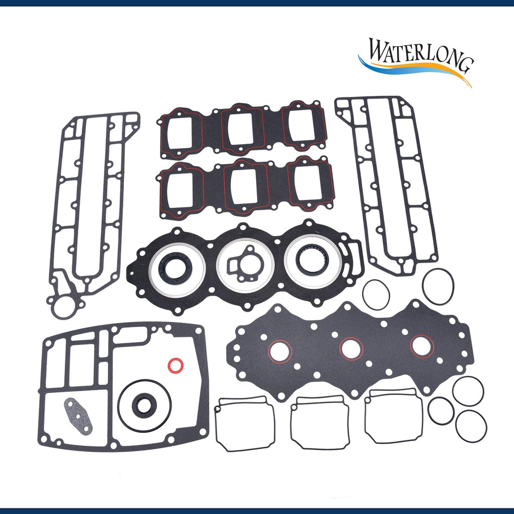WATERLONG 6H3-W0001-02 Power Head Gasket Kit Replace for Yamaha Outboard 60HP 70HP 1994-2009 2 Stroke