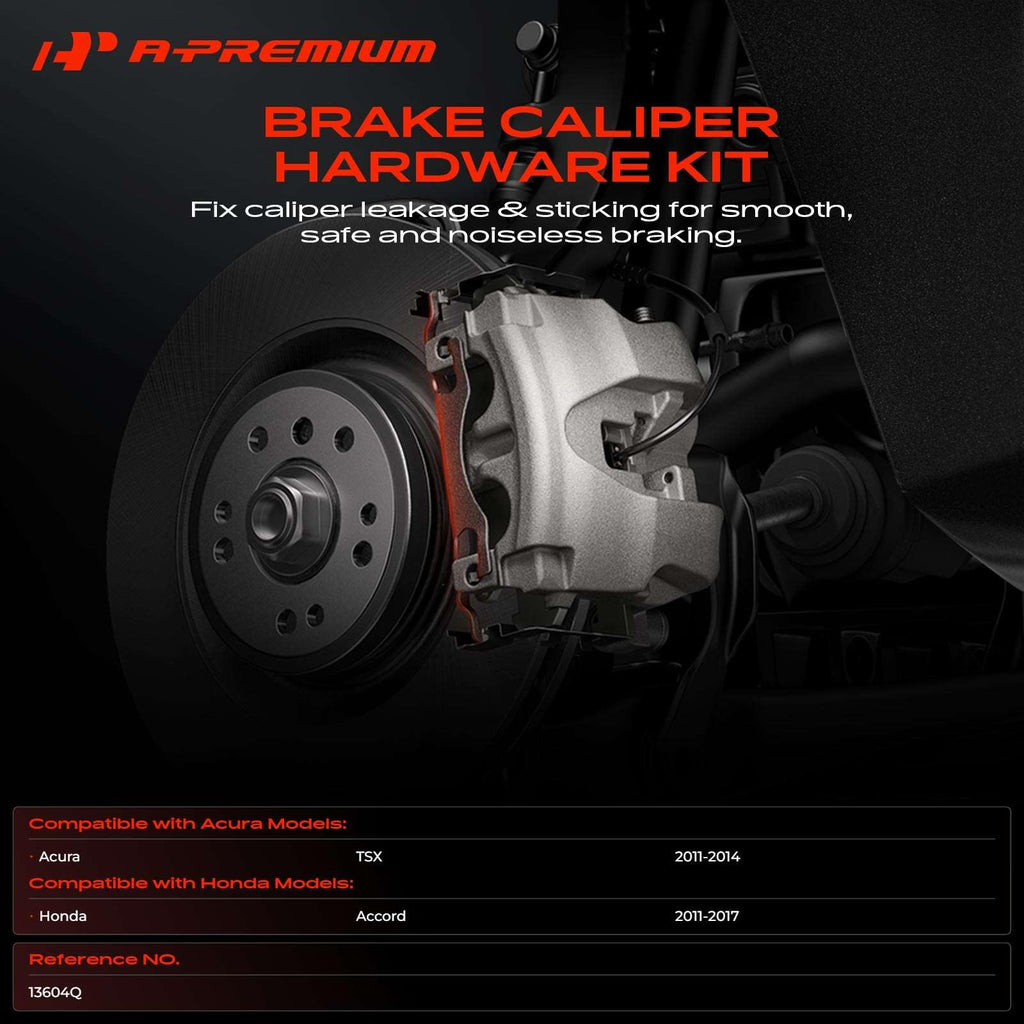 A-Premium Rear Side Disc Brake Hardware Kit