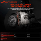 A-Premium Rear Side Disc Brake Hardware Kit