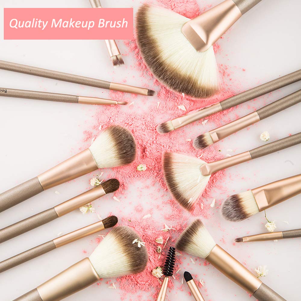 Complete Make Up Brush Sets for Women, NEVSETPO 28PCS Synthetic Makeup Kits Include 24 Makeup Brushes,2 Beauty