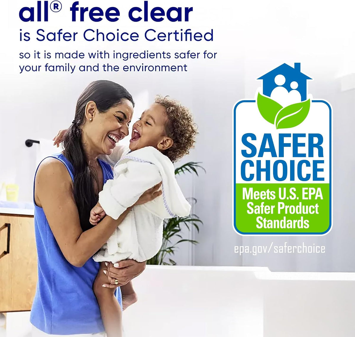 Liquid Laundry Detergent Free Clear, Unscented, 118 Ounce, 94 Loads