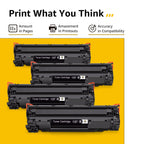 Compatible for Canon 137 Black Toner Cartridge 4 Pack