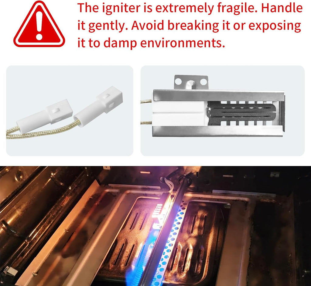 DG94-01012A Gas Range Oven Igniter Replacement AP5967723 DS039KX 4011538 Oven Bake Igniter Compatible with Sam-sung Oven Range Stove NX58H95, NX58H99, NX58J, NX58K, NX58M