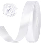 White Satin Ribbon 1 Inch x 100 Yards