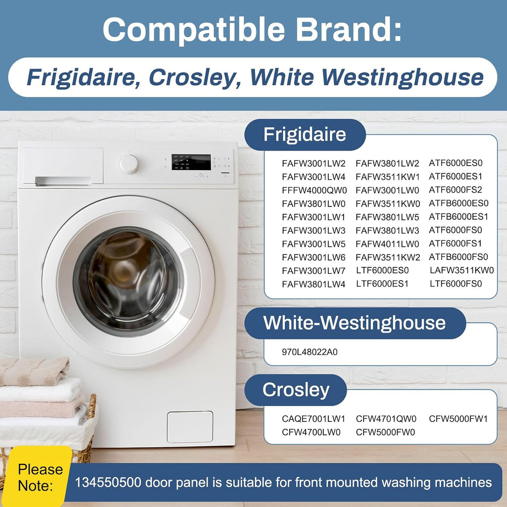 134550500 Washer Outer Door Compatible With frigidaire Affinity Washer Door