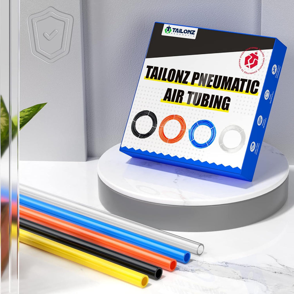 TAILONZ Clear 3/8" OD PU Air Hose 10M/32.8ft