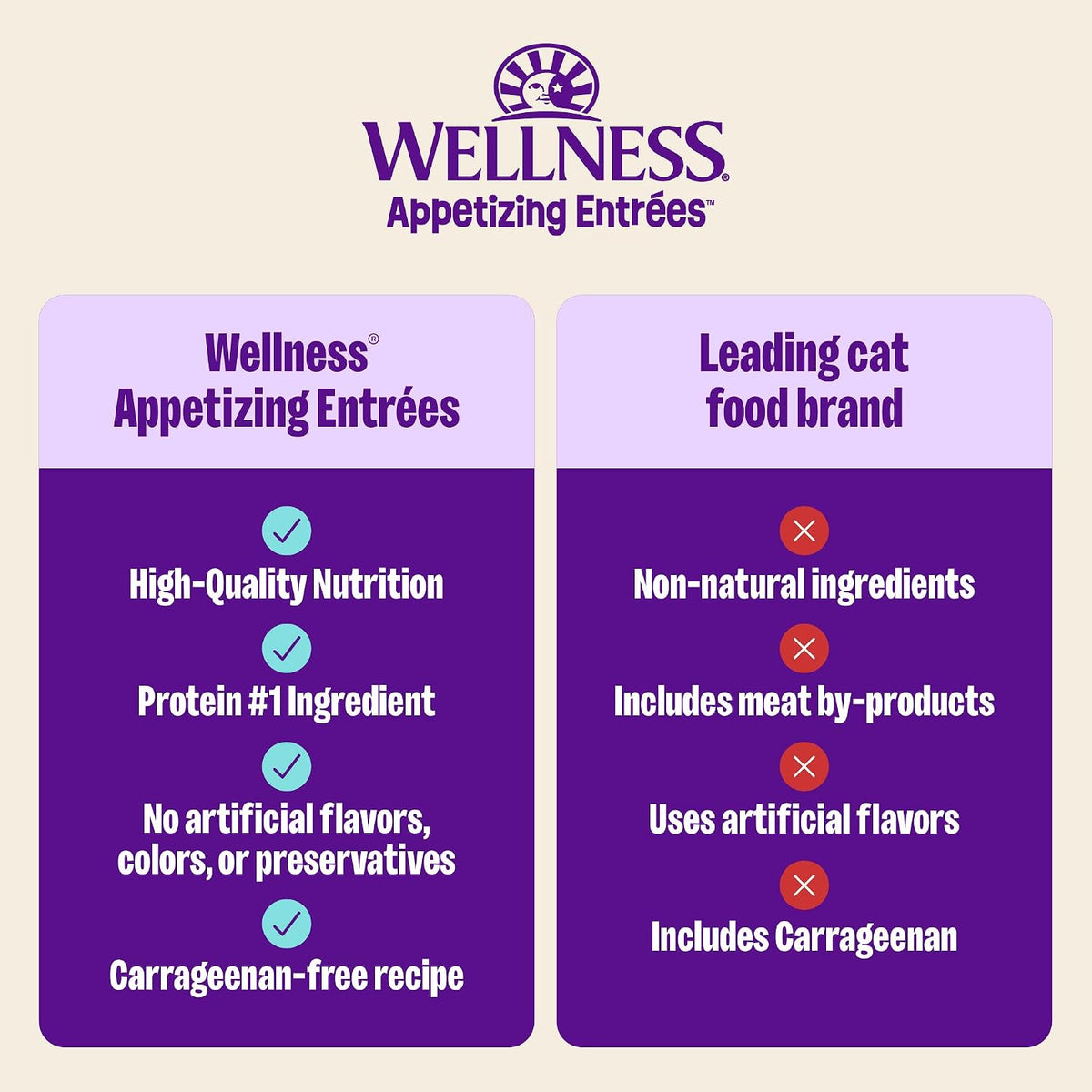 Appetizing Entrées Age Advantage Mousse Senior Wet Cat Food, Natural, Protein Rich, Grain Free, Tuna, Salmon, Cod