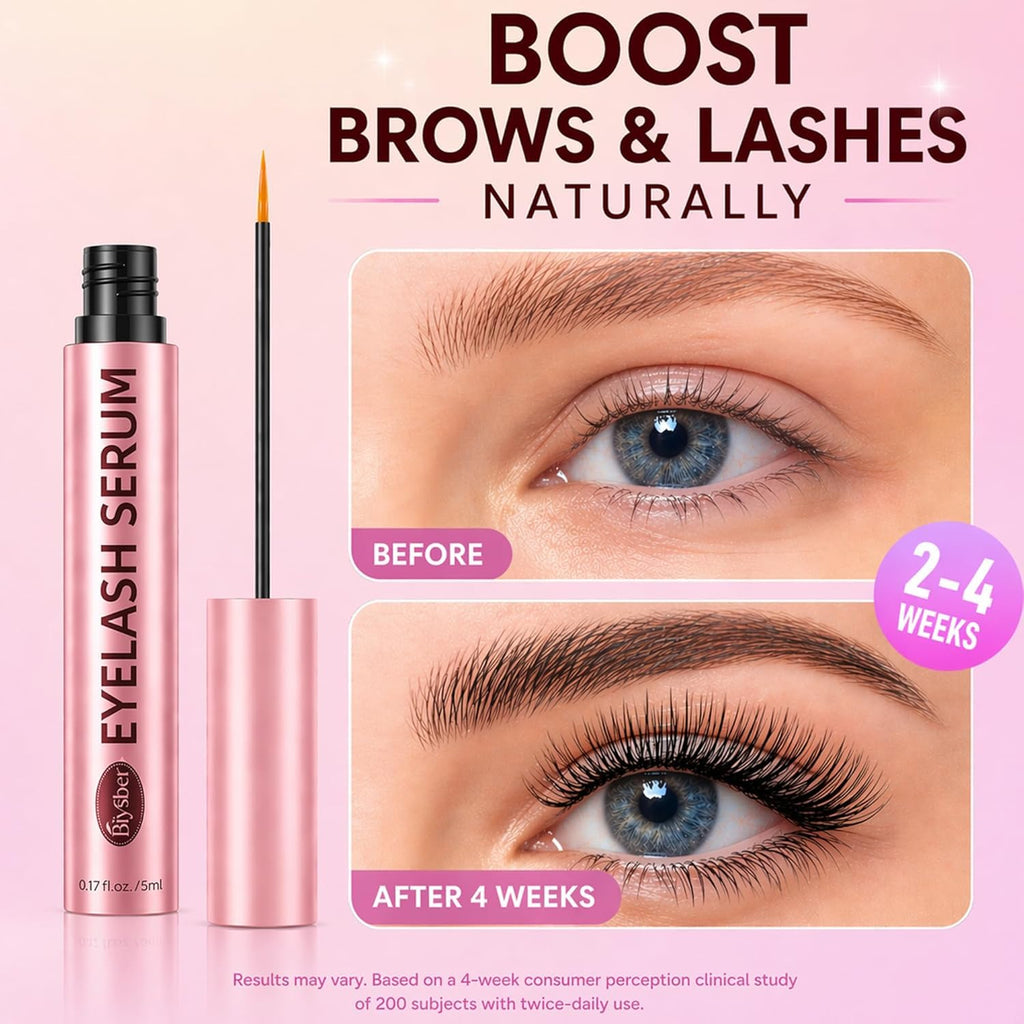 Lash Serum for Eyelash Growth: Premium Eyelash Growth Serum with Advanced Formula to Boost Longer Fuller and Thicker