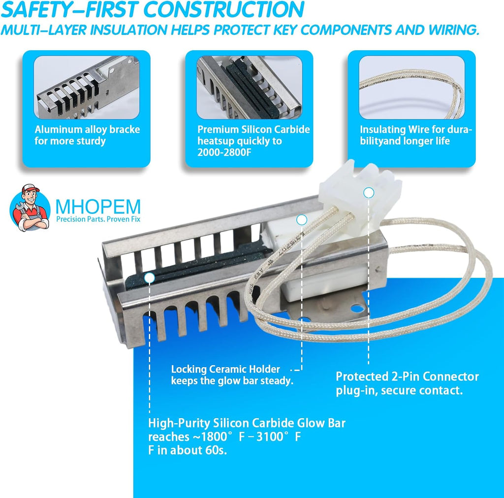 NX58R4311SS NX58M6630SS NX58H5600SS NX58H5600SSAA NX58R5601SS Oven Igniter