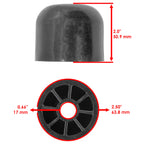 Caltric 1717675SM 1717675 Mower Wheel Roller Compatible with Simplicity Deck 50" 54" 38" 44" 40"