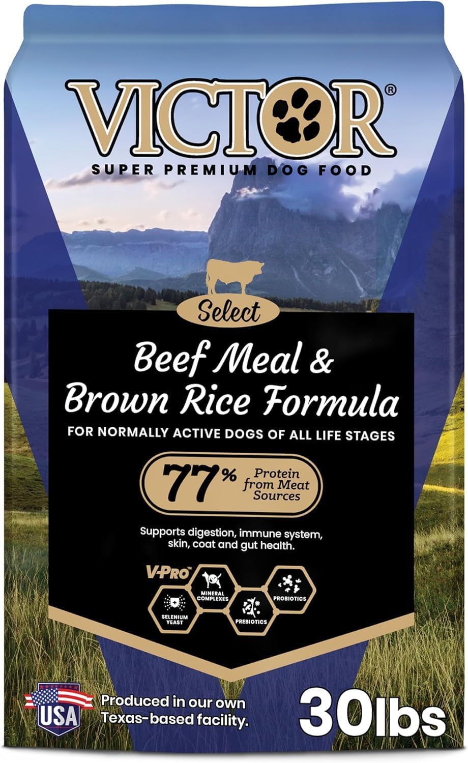 Select Gluten-Free Beef Meal & Brown Rice Dry Dog Food, 30 lb