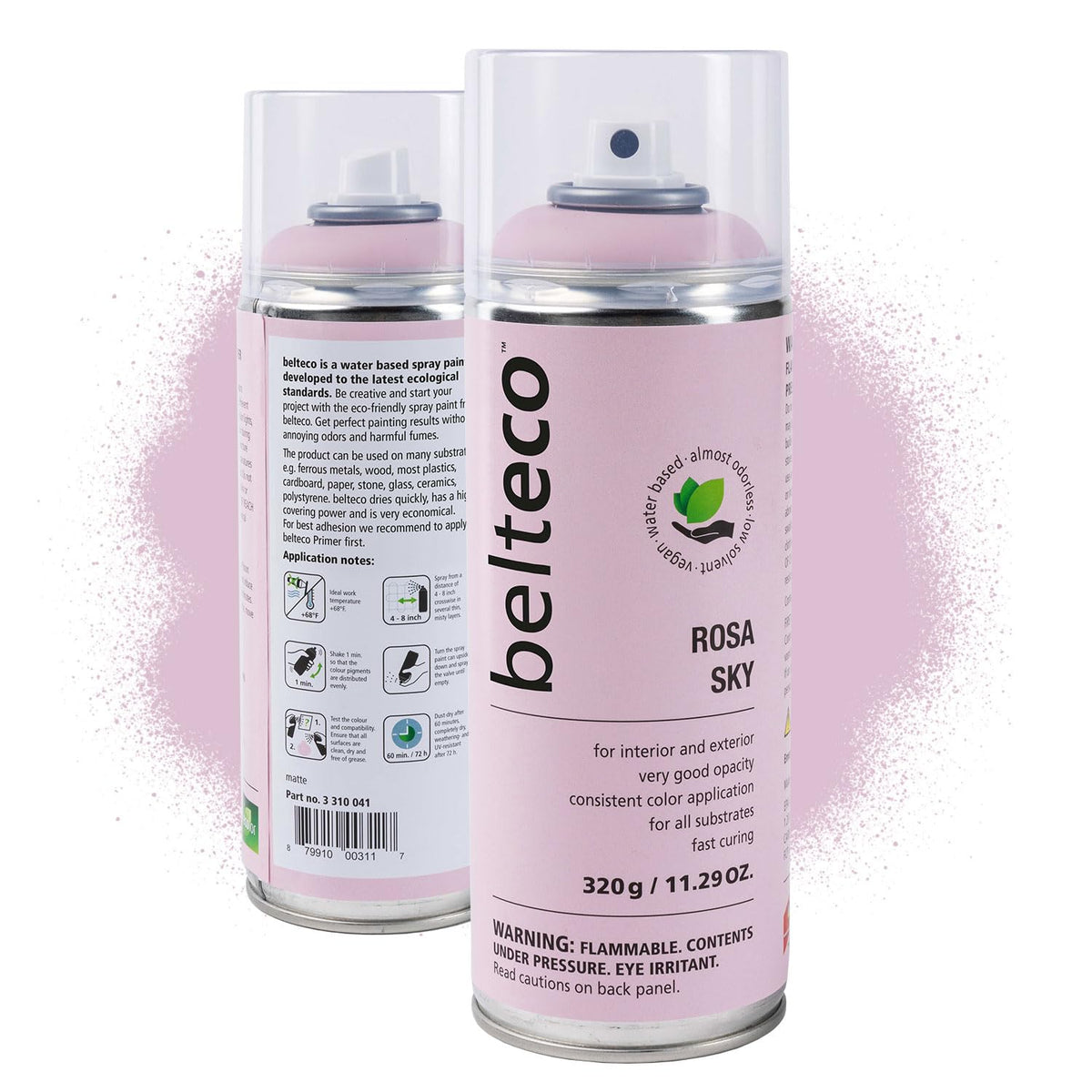 Rosa Sky Spray Paint | Water-based Pink Spray Paint