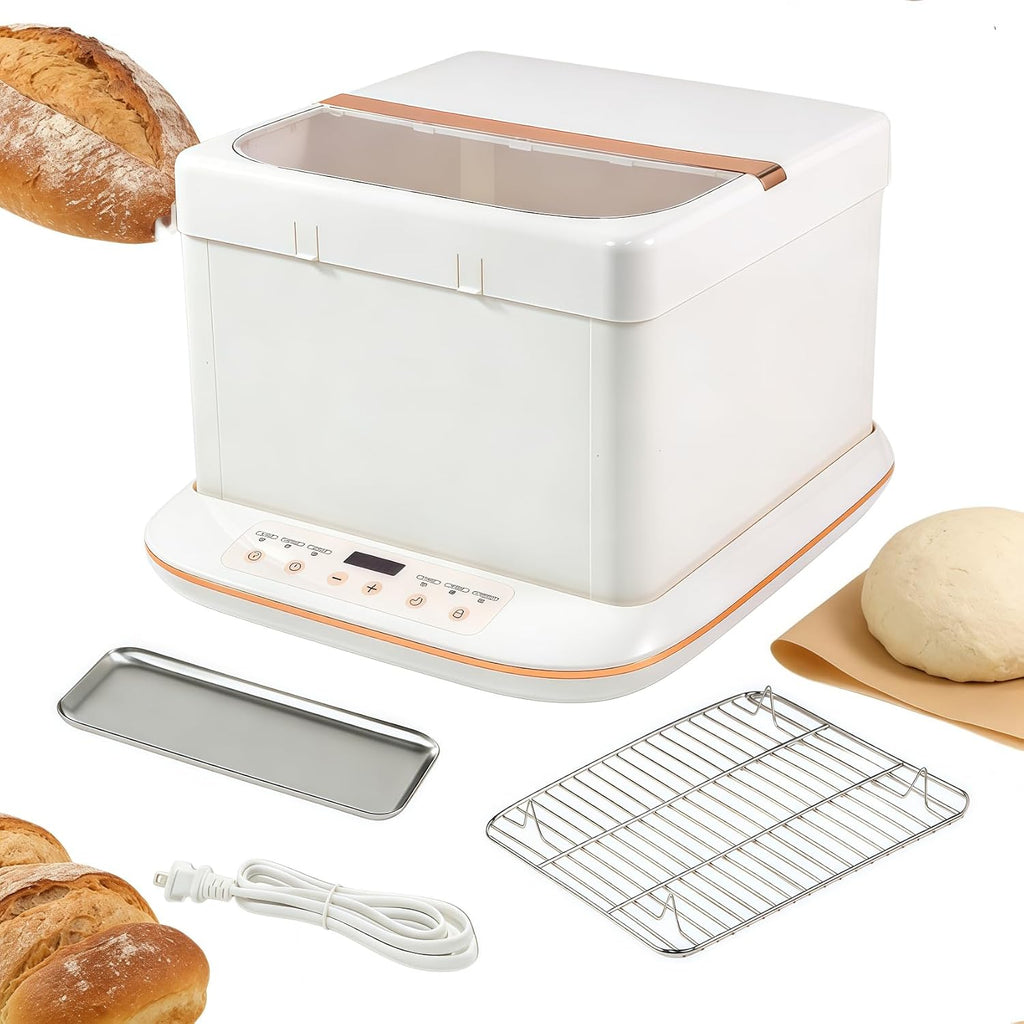 Folding Proofer & Slow Cooker, Collapsible Dough Fermentation Box