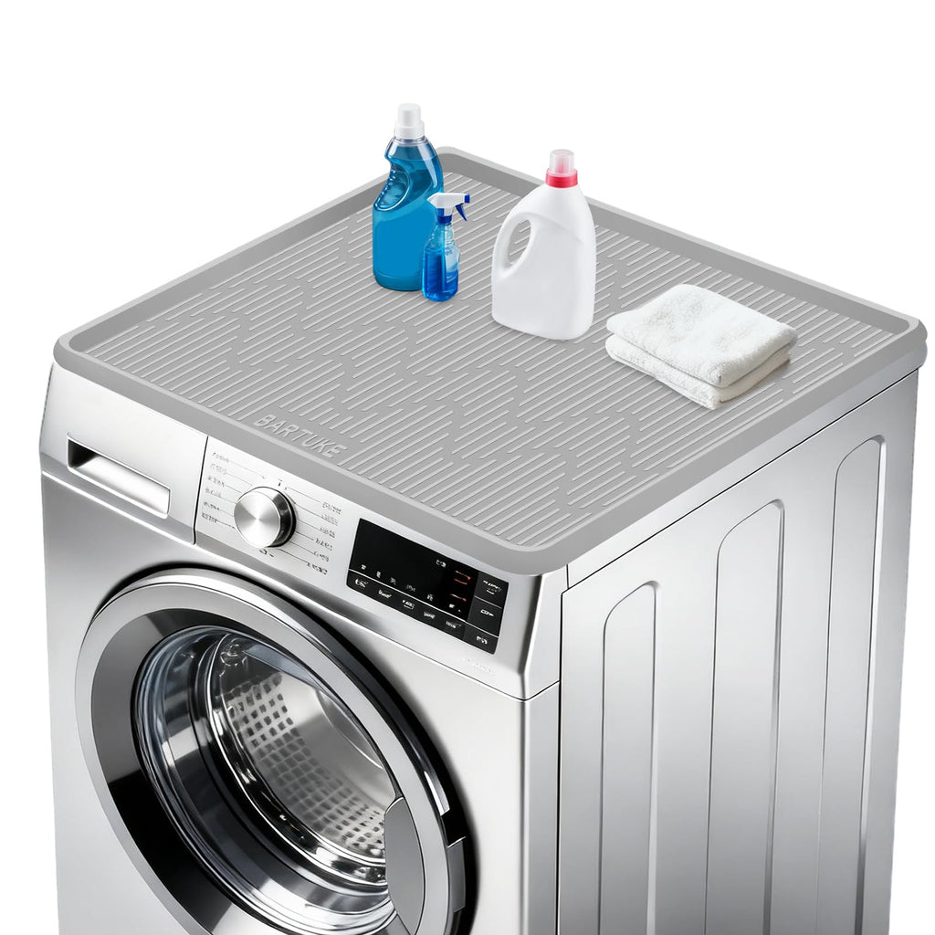 Washer and Dryer Covers for The Top, 27"x27" Dryer Top Protector Mat