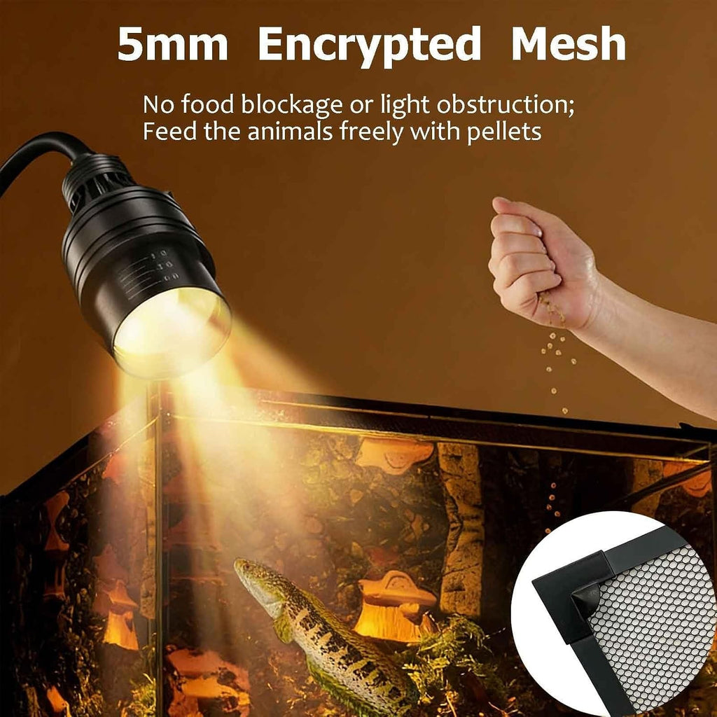 DIY Magnetic Aquarium Lid Fish Tank Hood Top Cover Anti-Jumping Net Cover Mesh to Protect Fish Jumping Out of