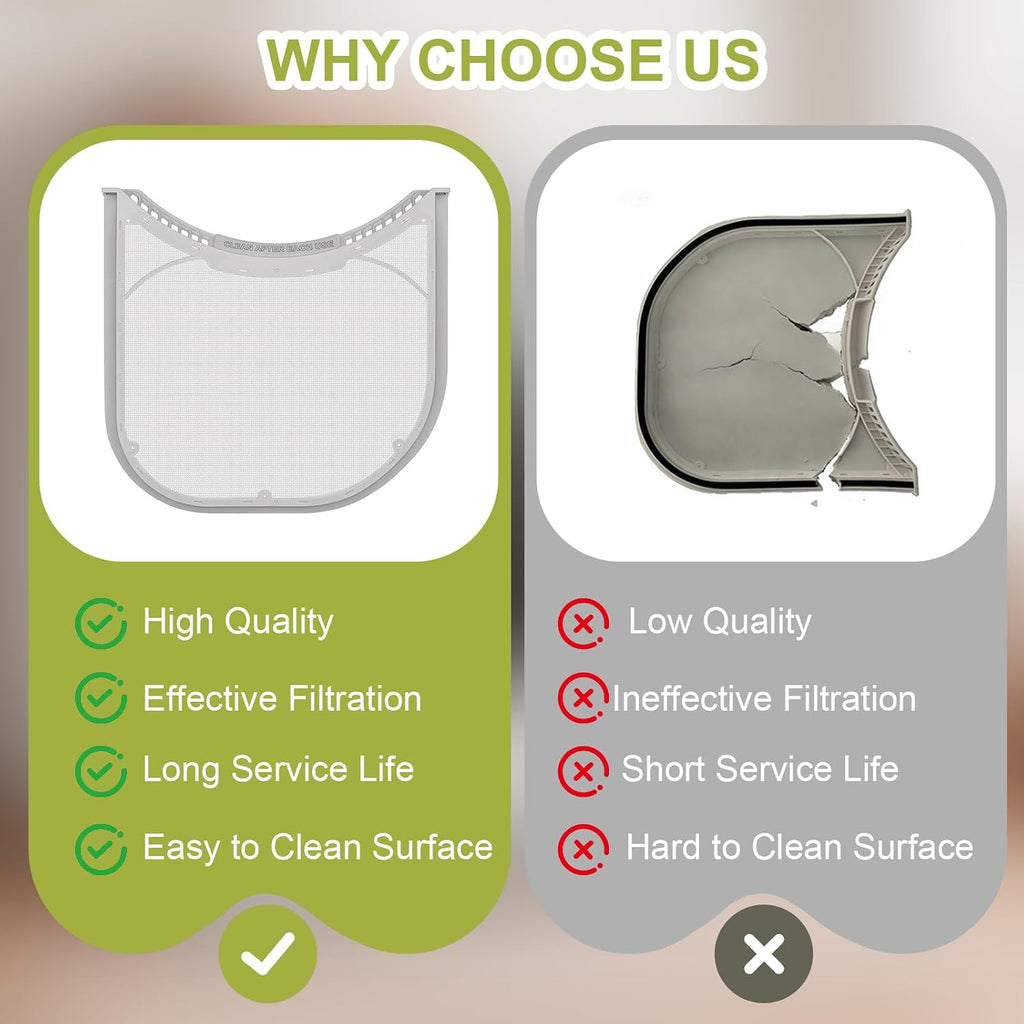 DLE2301W DLE2516W DLE2301W Dryer Lint Filter