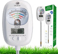 Soil Test Kit, 7-in-One Soil Moisture Meter/Soil PH Meter/Fertility, Dual Screen Soil Tester w/Digital Soil Temp/Air