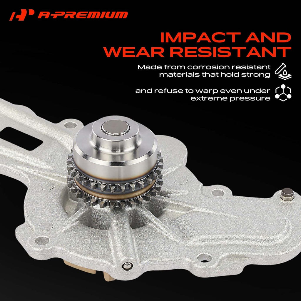 A-Premium Engine Water Pump [3.5 3.7L] Compatible with Ford, Mazda, Lincoln