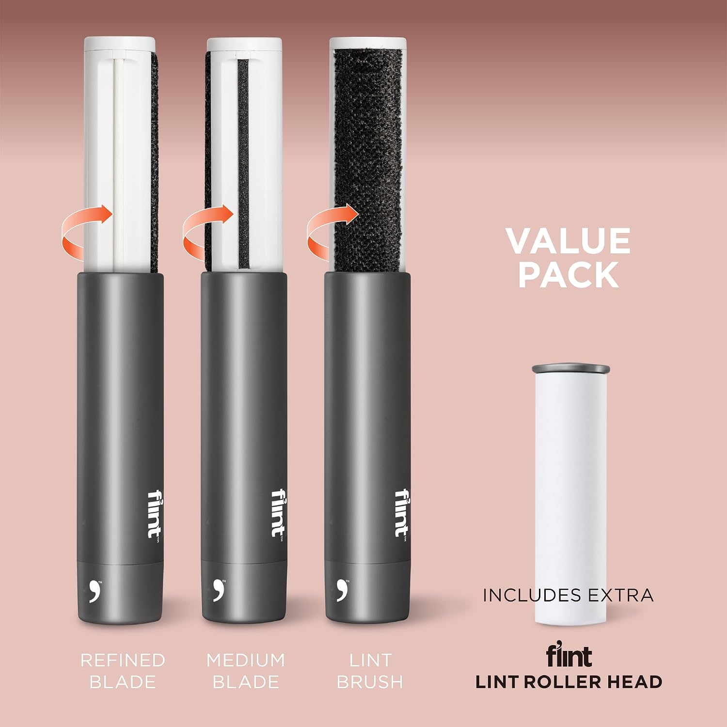 All-in-One Fabric Shaver, Compact, Retractable & Travel-Friendly Fuzz Remover with 2 Fabric-Safe Care Surfaces, Lint