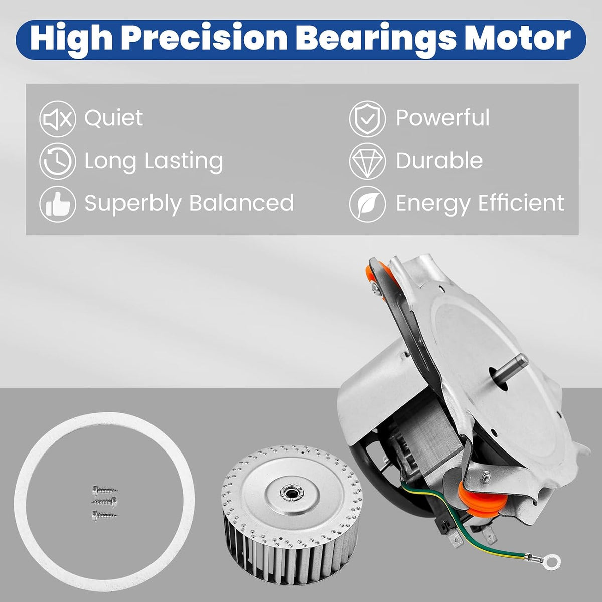 J238-112-11202 Draft Inducer Motor Kit Fits for Carrier 115V 1.4FLA 60Hz