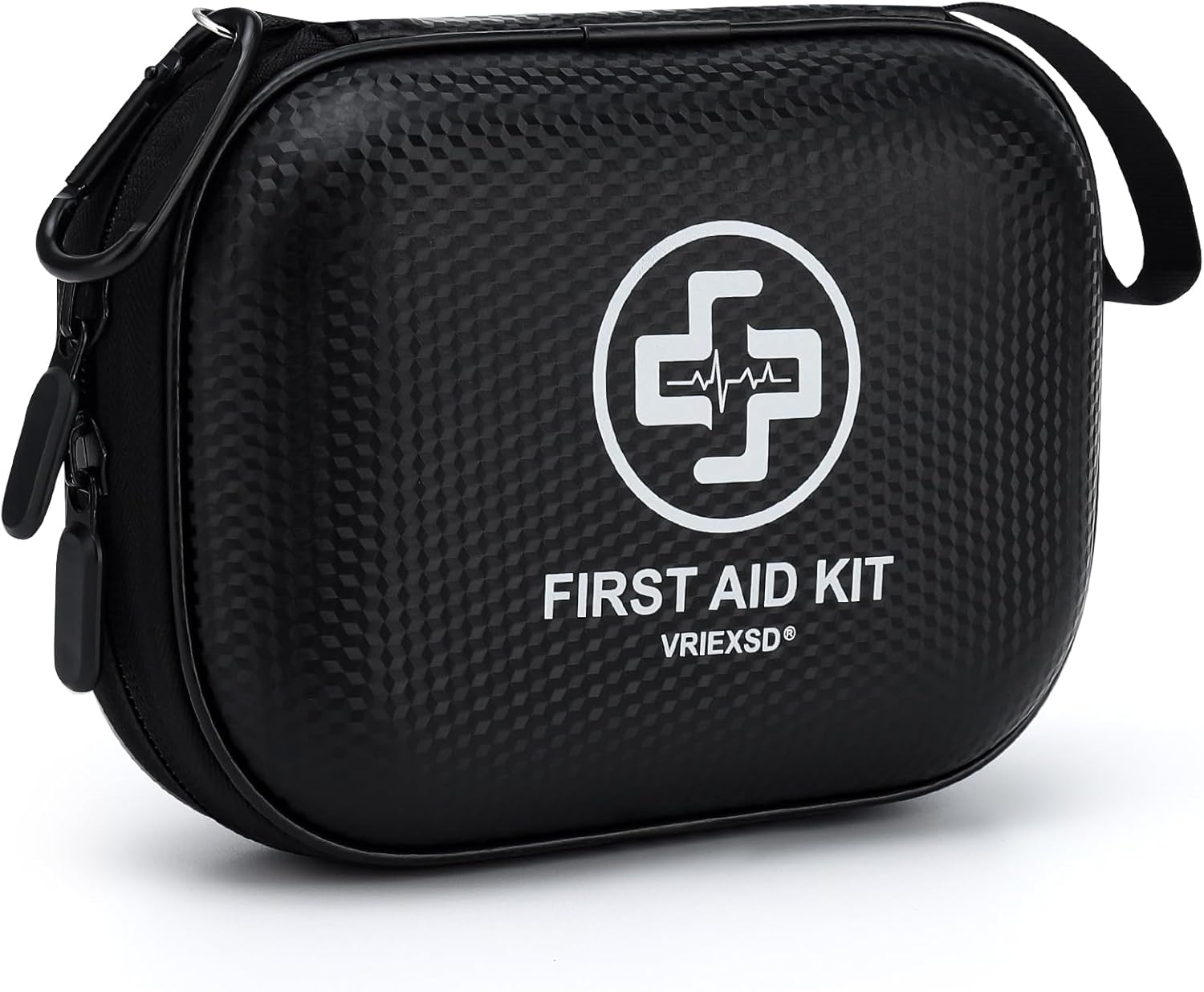 Mini First Aid Kit - 150 Piece Small Waterproof Hard Shell Medical Kit for Home, Car, Travel, Camping, Truck, Hiking