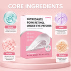 16 Pairs Microdart Eye Patches, Collagen Peptide Under Eye Patchs with PDRN