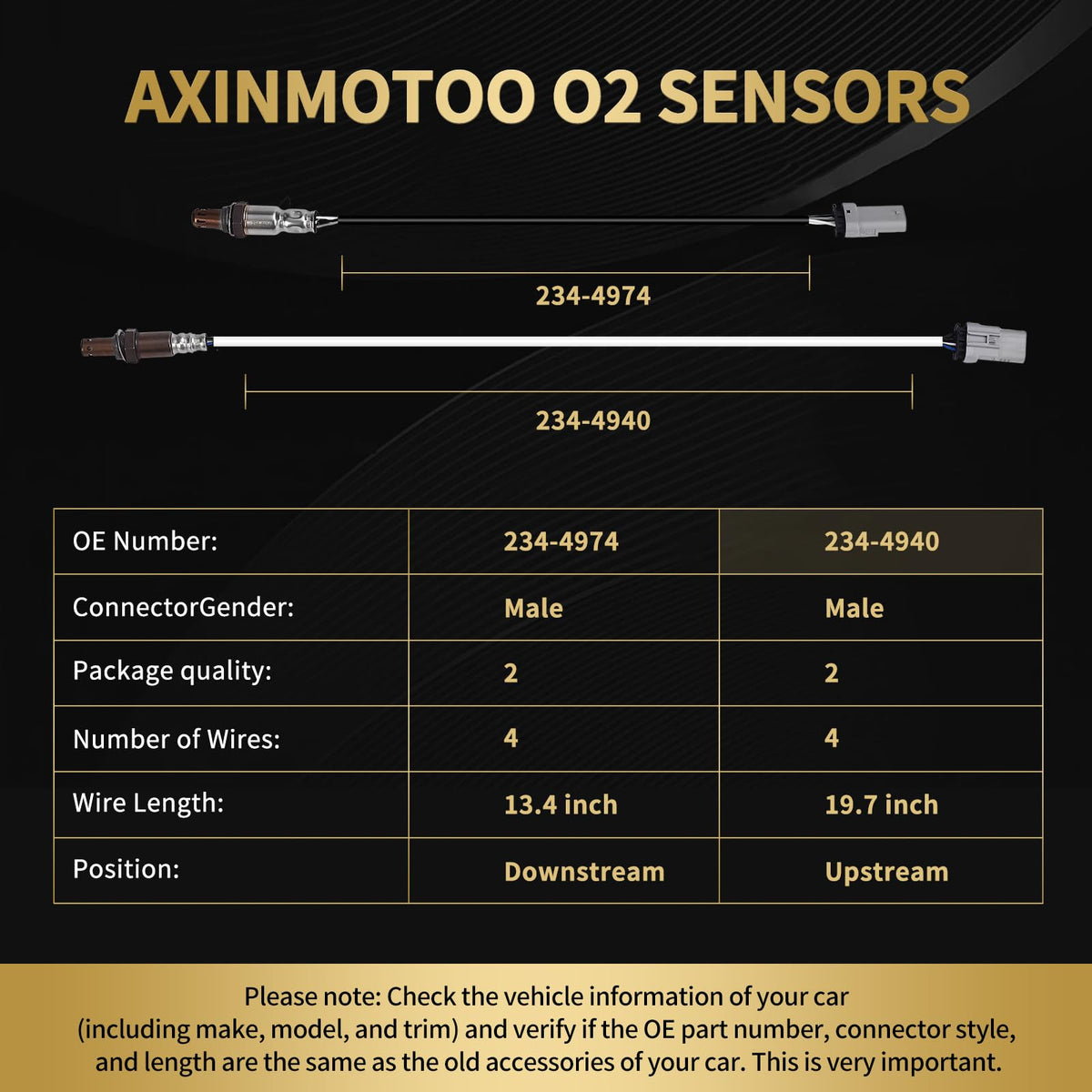 Oxygen O2 Sensor Upstream Downstream for Chevy Tahoe Silverado 1500