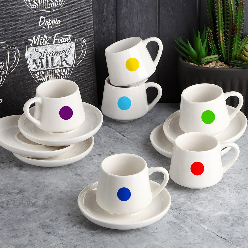7000 Piece Dot Stickers - 3/4 inch Color Coding Circle Labels, 10 Color Circle Stickers for Office, Classroom, Students