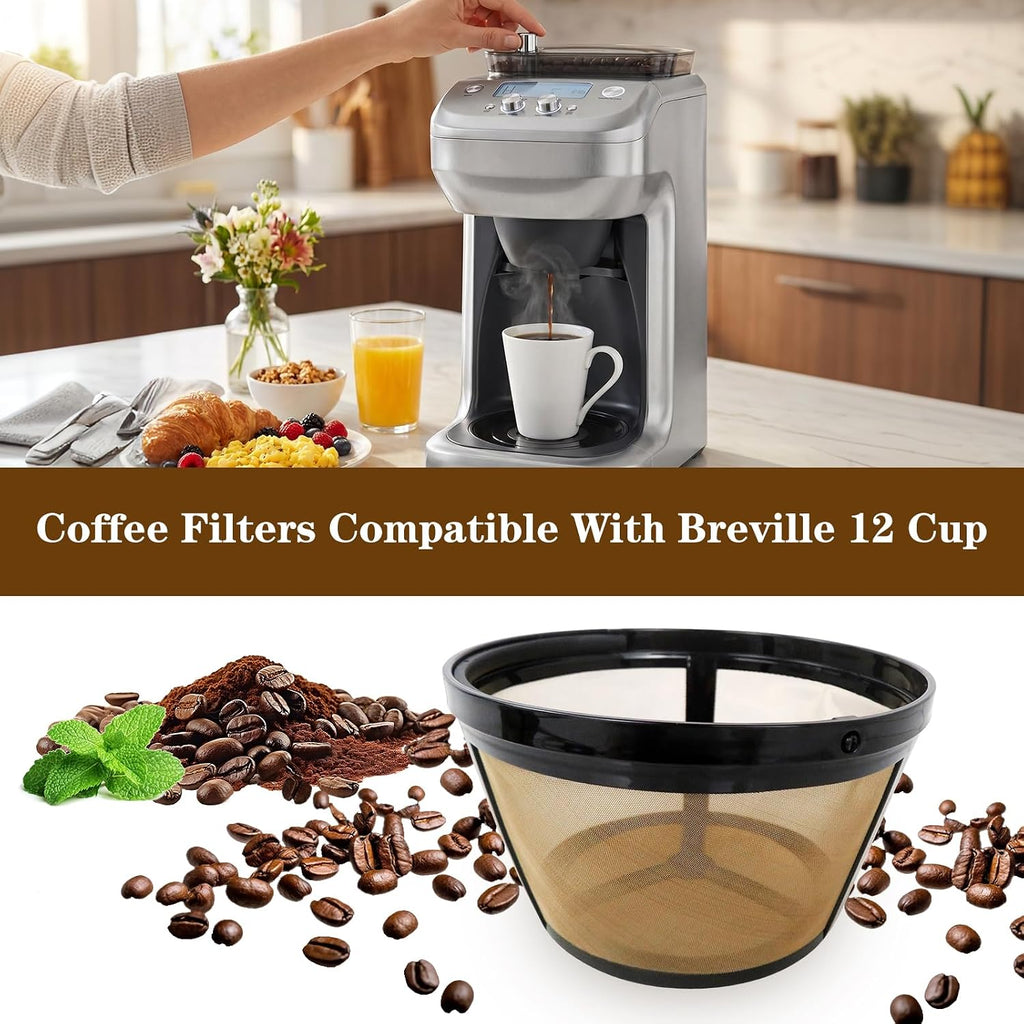 Reusable Filter Basket for Breville BDC650BSS Maker, 2 Pack
