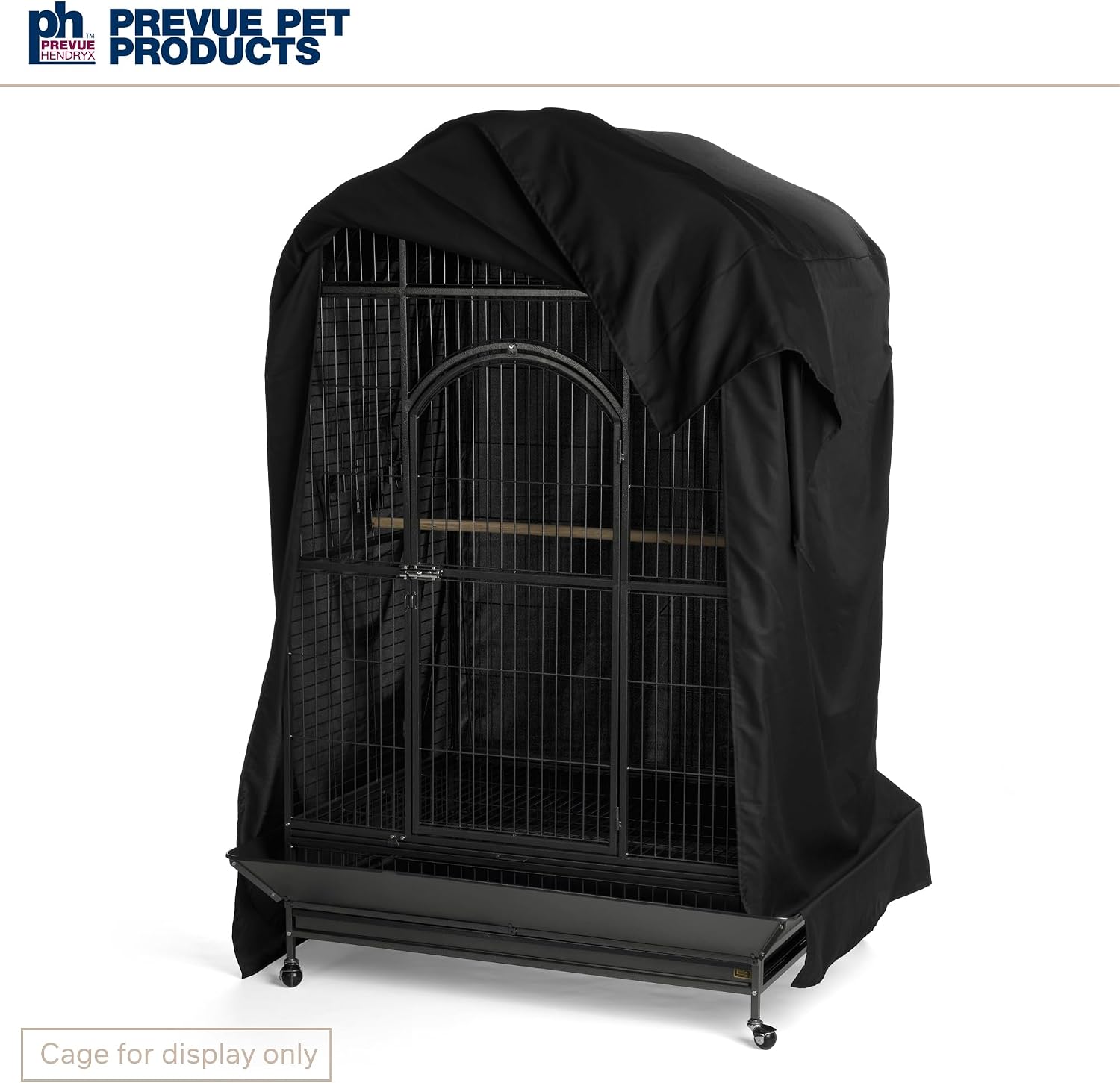Extra Large Bird Cage Cover - Black, Size Extra Large | Good Night Cage Cover, Bird Accessories, Blocks Light