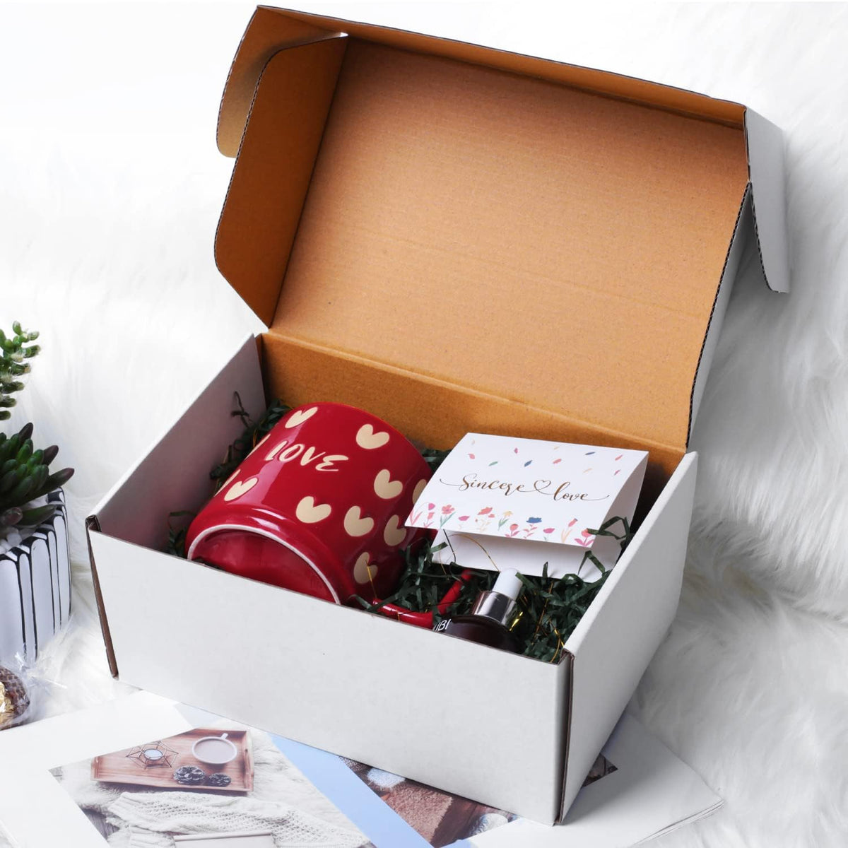 9x6x4 White Cardboard Boxes - 30 Pack Shipping Boxes for Small Business Mailing, Corrugated Packaging