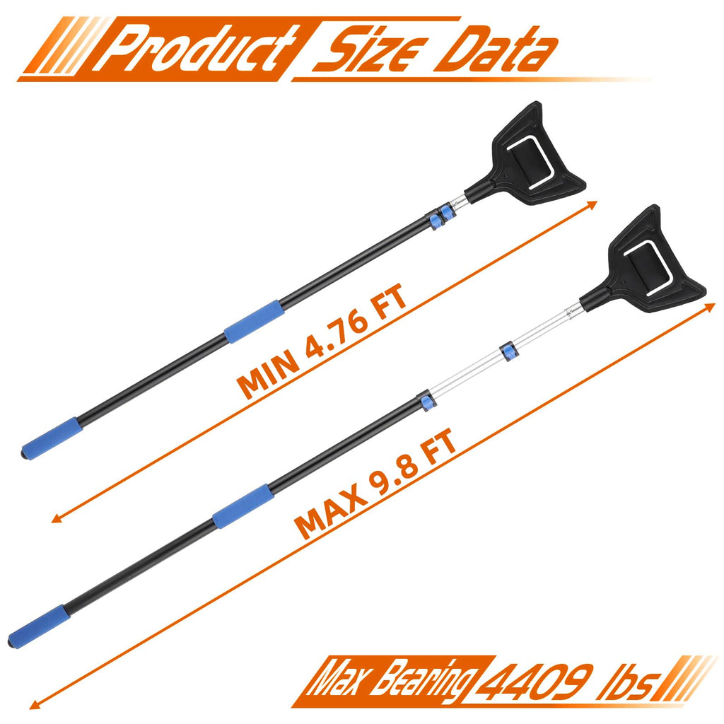 LLCC 9.8ft V Shaped Board Corner Protector Extension Handle (4.76ft→9.8ft)