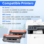 Compatible Toner Cartridge Replacement for Brother TN660, 2 Black