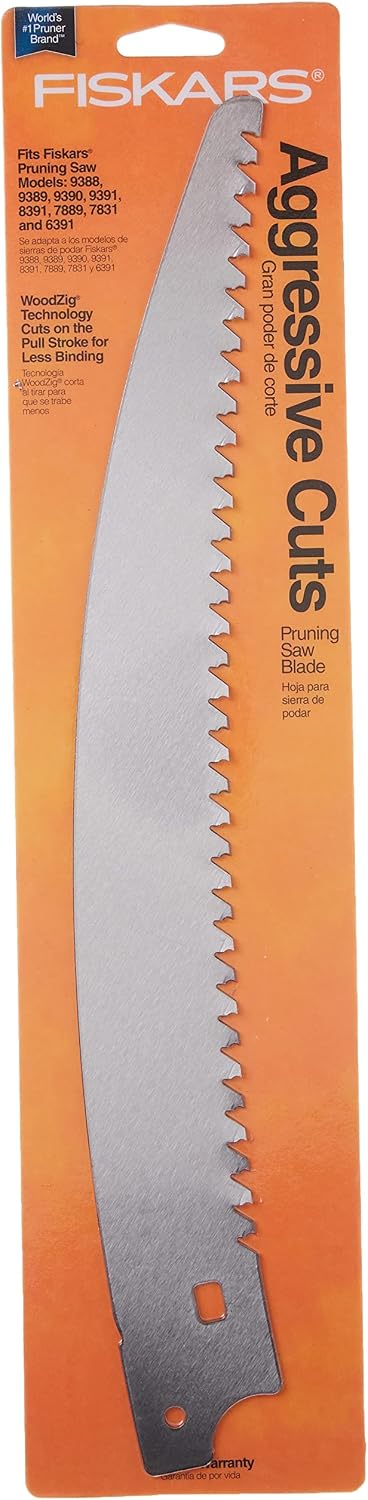 Fiskars 15" WoodZig Replacement Saw Blade for Fiskars Pole Saws