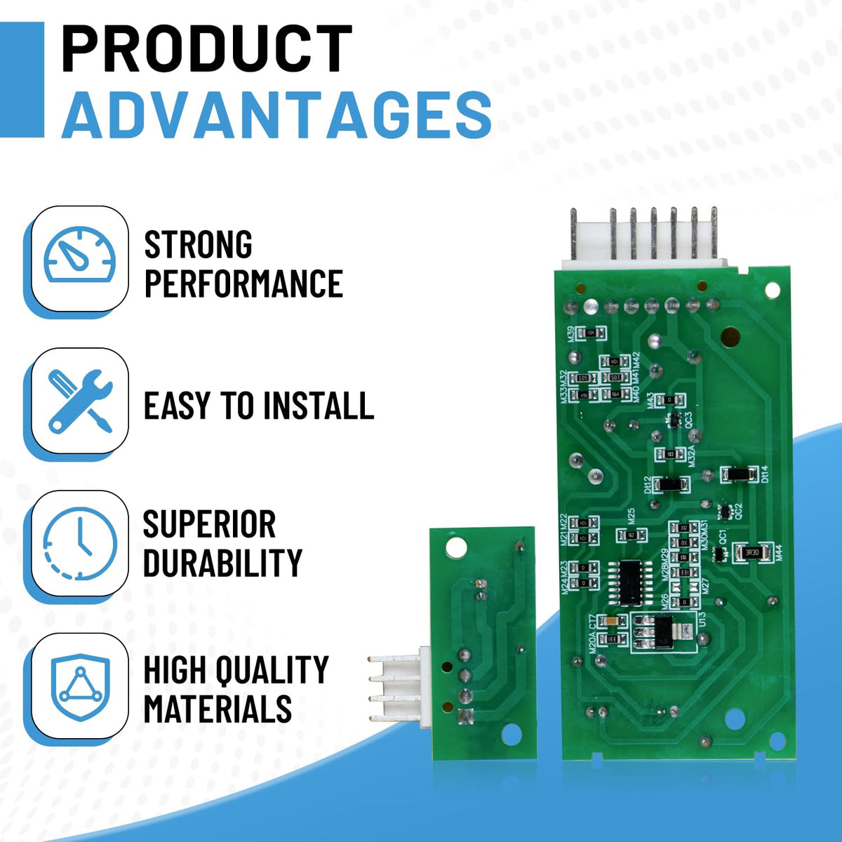 W11629974 Refrigerator Ice Level Control Board Compatible with 2018 & Newer Whirlpool KitchenAid Maytag Jenn-Air Kenmore Replaces W10193666 W10757851 W11553040 W11553041