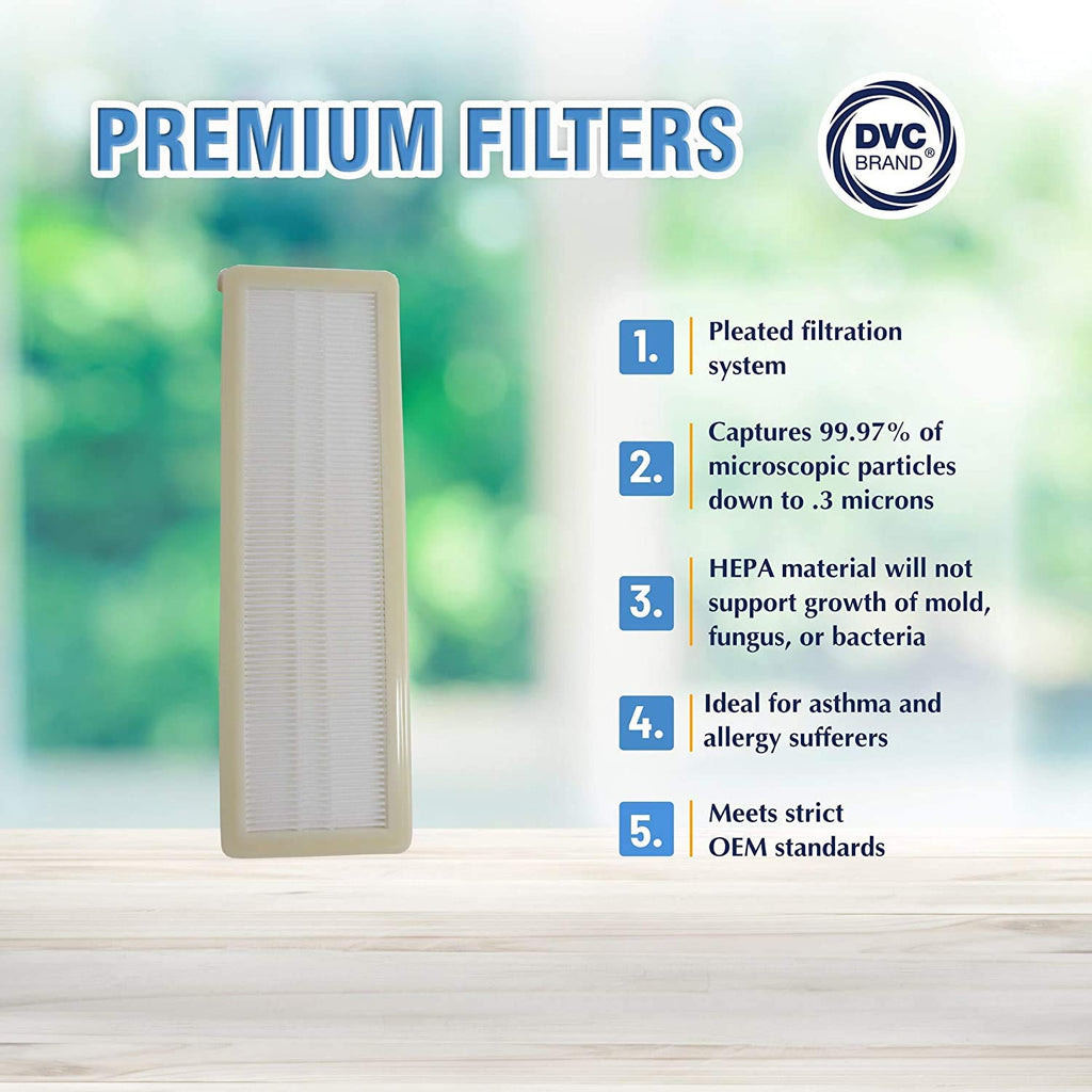 DVC Replacement Final Filter For Hoover 40110001 Self-Propelled WindTunnel Upright Vacuum HEPA - 2 Filter